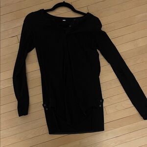 lululemon athletica Black Button Down Shirt